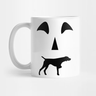 pumpkin German shorthaired pointer dog Halloween Mug